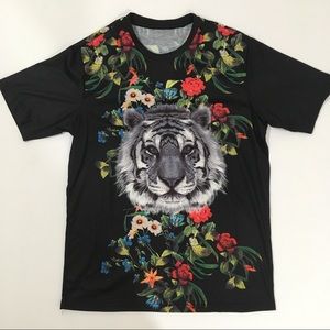 Flower Tiger T Shirts